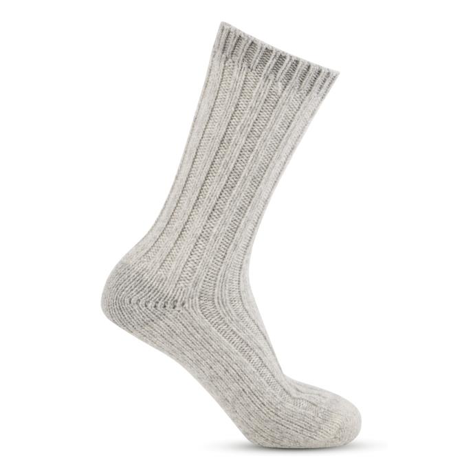 totes toasties® Ladies Chunky Twist Wool Boot Socks (Twin Pack) Grey / Sage Extra Image 4